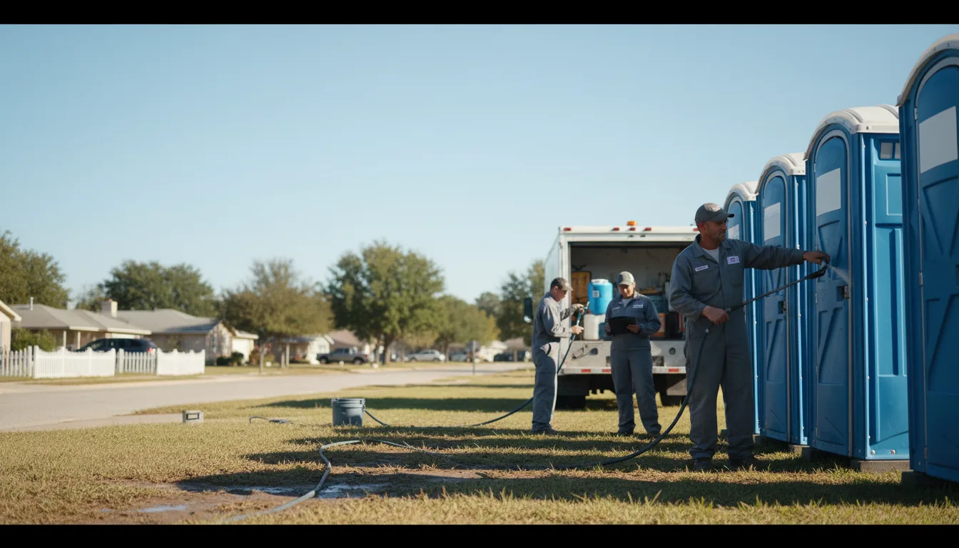 Long-Term Portable Toilet Rental in Des Lacs, ND near me